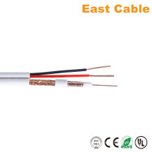 CCTV Cable Cable Rg59+2c with BNC Connectors CCTV Rg59+Power Coaxial Cable Rg59 Coaxial Cable with 2 Power Wire